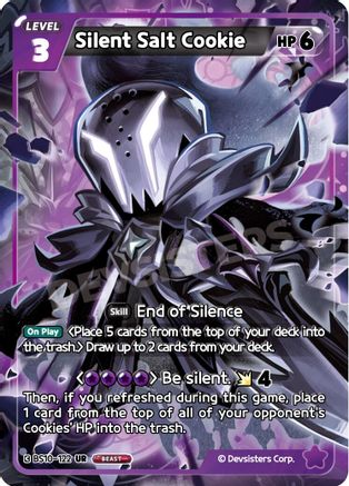 Silent Salt Cookie (122) (BS10-122) - The Dark Enchantress War Foil