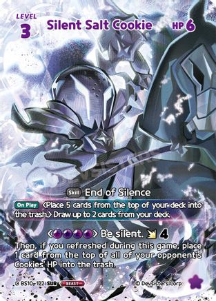 Silent Salt Cookie (122) (SUR) (BS10-122) - The Dark Enchantress War Foil
