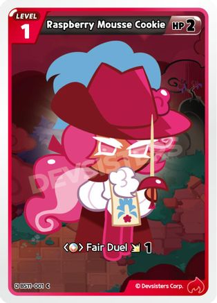 Raspberry Mousse Cookie (001) (BS11-001) - The Dark Enchantress War