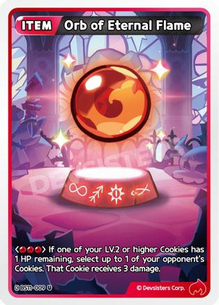 Orb of Eternal Flame (BS11-009) - The Dark Enchantress War