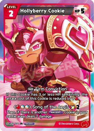 Hollyberry Cookie (017) (BS11-017) - The Dark Enchantress War Foil