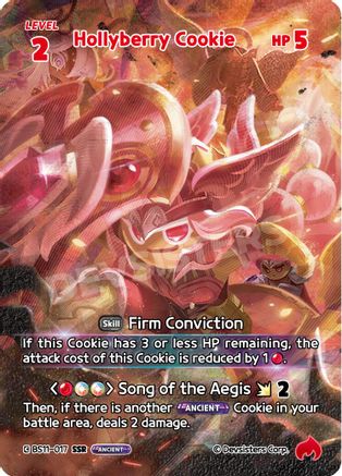 Hollyberry Cookie (017) (SSR) (BS11-017) - The Dark Enchantress War Foil