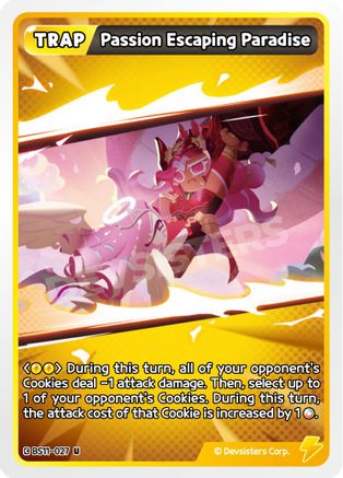 Passion Escaping Paradise (BS11-027) - The Dark Enchantress War
