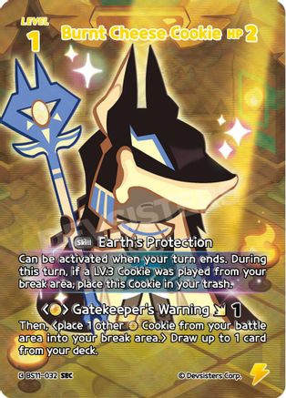 Burnt Cheese Cookie (SEC) (BS11-032) - The Dark Enchantress War Foil