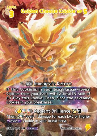 Golden Cheese Cookie (SSR) (BS11-034) - The Dark Enchantress War Foil
