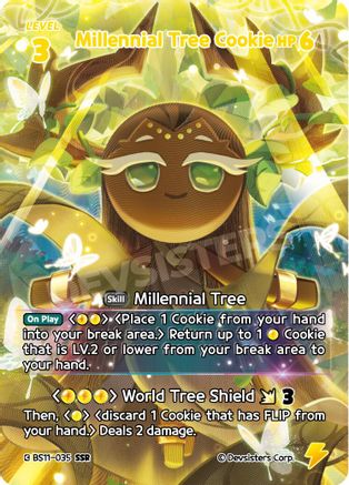 Millennial Tree Cookie (SSR) (BS11-035) - The Dark Enchantress War Foil