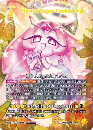 Eternal Sugar Cookie (036) (SUR) (BS11-036) - The Dark Enchantress War Foil