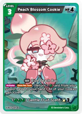 Peach Blossom Cookie (BS11-041) - The Dark Enchantress War