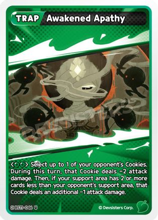 Awakened Apathy (BS11-046) - The Dark Enchantress War