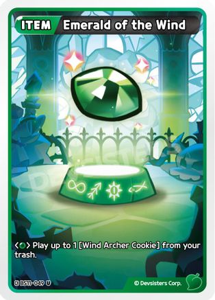 Emerald of the Wind (BS11-049) - The Dark Enchantress War