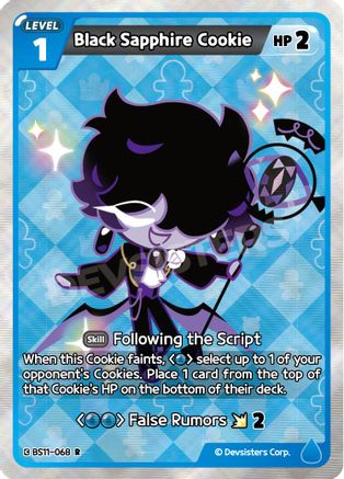 Black Sapphire Cookie (BS11-068) - The Dark Enchantress War Foil