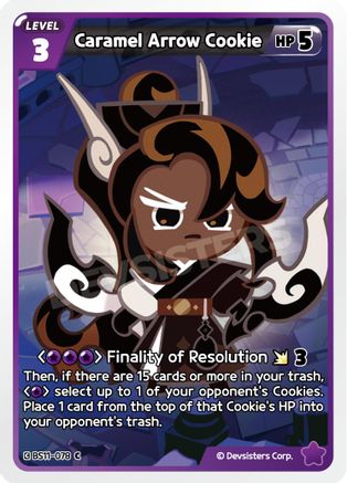 Caramel Arrow Cookie (BS11-078) - The Dark Enchantress War
