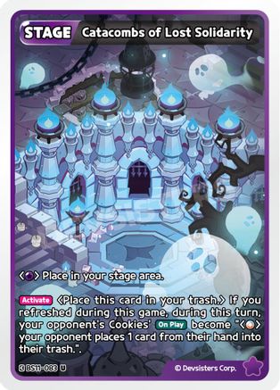 Catacombs of Lost Solidarity (BS11-083) - The Dark Enchantress War