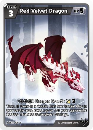 Red Velvet Dragon (BS11-105) - The Dark Enchantress War