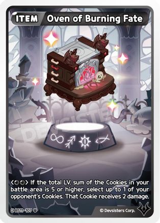 Oven of Burning Fate (BS11-107) - The Dark Enchantress War