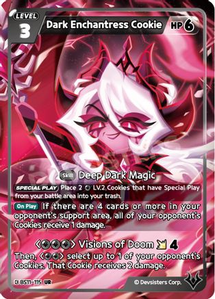 Dark Enchantress Cookie (115) (BS11-115) - The Dark Enchantress War Foil