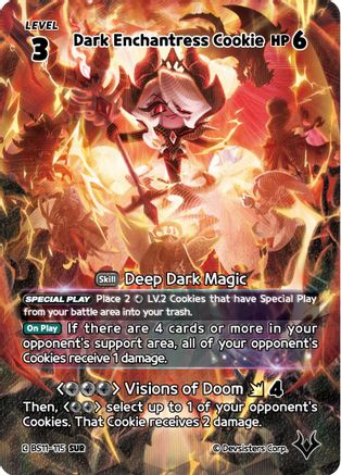 Dark Enchantress Cookie (115) (SUR) (BS11-115) - The Dark Enchantress War Foil