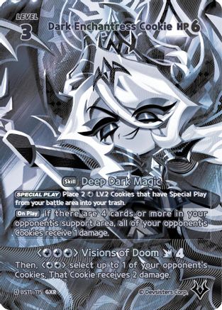 Dark Enchantress Cookie (115) (GXR) (BS11-115) - The Dark Enchantress War Foil