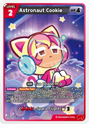 Astronaut Cookie (P-137) - Promotion Cards