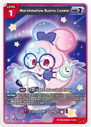 Marshmallow Bunny Cookie (P-138) - Promotion Cards