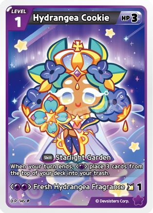 Hydrangea Cookie (P-145) - Promotion Cards