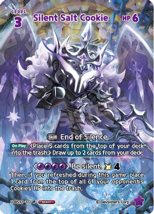 Silent Salt Cookie (WCS) (BS10-122) - Promotion Cards Foil