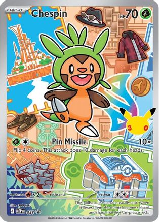 Chespin -  058 - First Partner Collection 2026 Holofoil