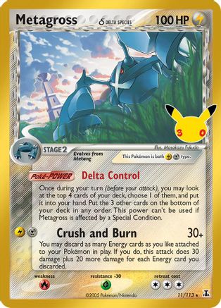 Metagross (Delta Species) 11 - ME 30th Celebration Classic Collection Holofoil