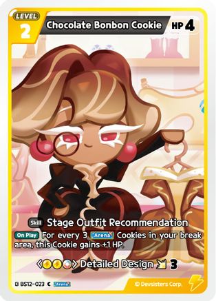 Chocolate Bonbon Cookie (BS12-023) - Festival Arena