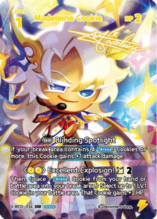 Madeleine Cookie (SSR) (BS12-034) - Festival Arena Foil