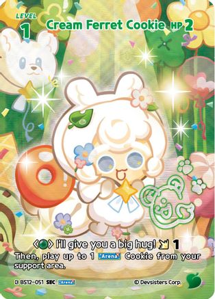 Cream Ferret Cookie (SEC) (BS12-051) - Festival Arena Foil