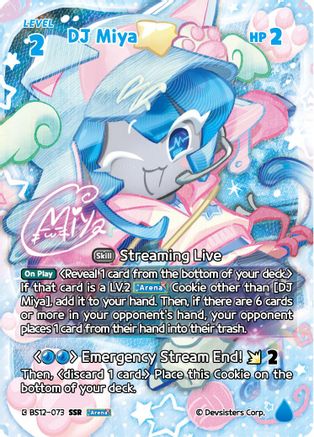 DJ Miya (SSR) (BS12-073) - Festival Arena Foil