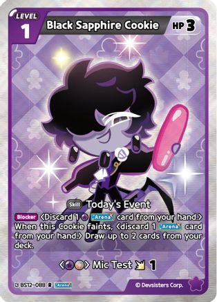 Black Sapphire Cookie (BS12-088) - Festival Arena Foil