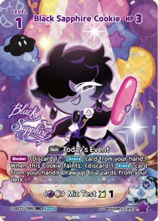 Black Sapphire Cookie (SEC) (BS12-088) - Festival Arena Foil