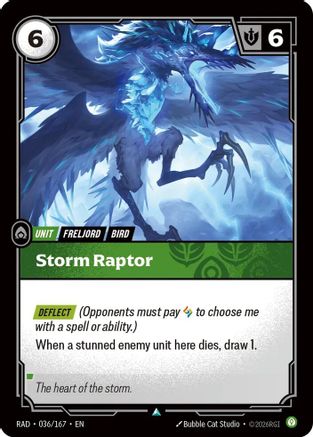Storm Raptor (036/167) - Radiance Foil
