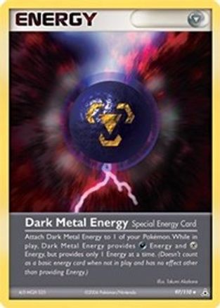 Dark Metal Energy (97/110) [EX: Holon Phantoms]