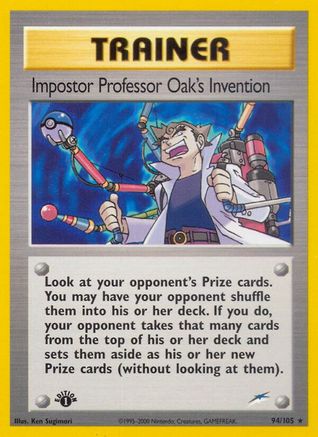 Impostor Professor Oak's Invention (94/105) [Neo Destiny Unlimited]