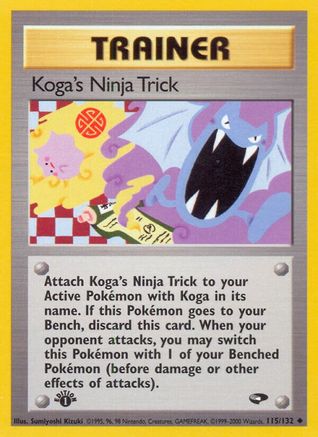 Koga's Ninja Trick (115/132) [Gym Challenge Unlimited]