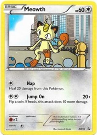 Meowth (BW35) [Black & White: Black Star Promos]