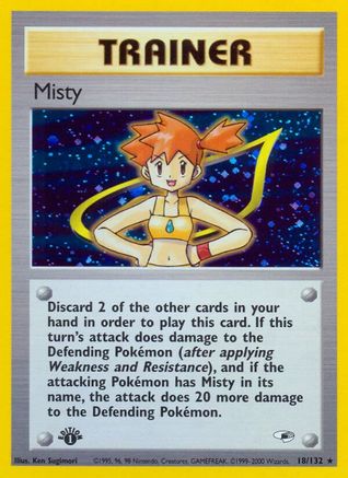 Misty (18/132) [Gym Heroes 1st Edition]