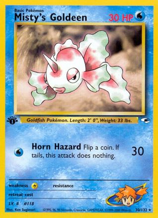 Misty's Goldeen (30/132) [Gym Heroes Unlimited]