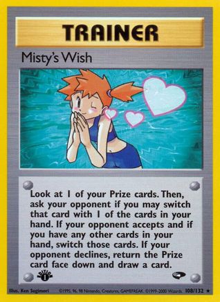 Misty's Wish (108/132) [Gym Challenge Unlimited]
