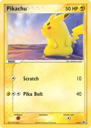 Pikachu (6/10) [EX: Trainer Kit - Latios]