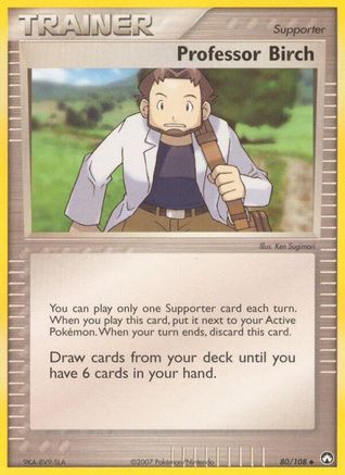 Professor Birch (80/108) (Stamped) [EX: Power Keepers]