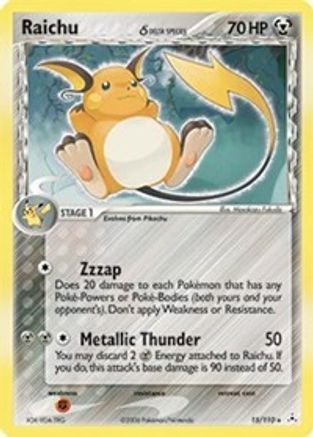 Raichu (15/110) (Delta Species) (Stamped) [EX: Holon Phantoms]