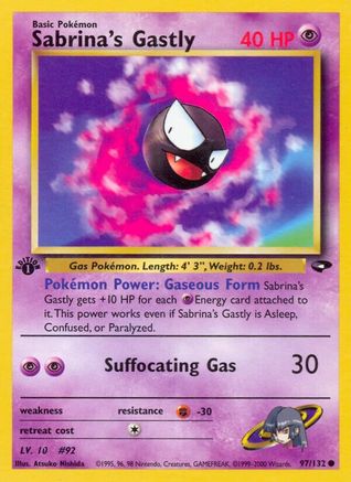 Sabrina's Gastly (97/132) [Gym Challenge Unlimited]