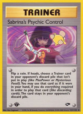 Sabrina's Psychic Control (121/132) [Gym Challenge Unlimited]