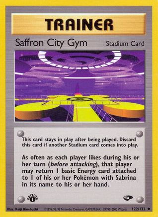 Saffron City Gym (122/132) [Gym Challenge Unlimited]