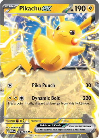 Pikachu ex (063/193) [Scarlet & Violet: Paldea Evolved]