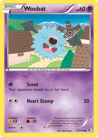 Woobat (70/149) [Black & White: Boundaries Crossed]